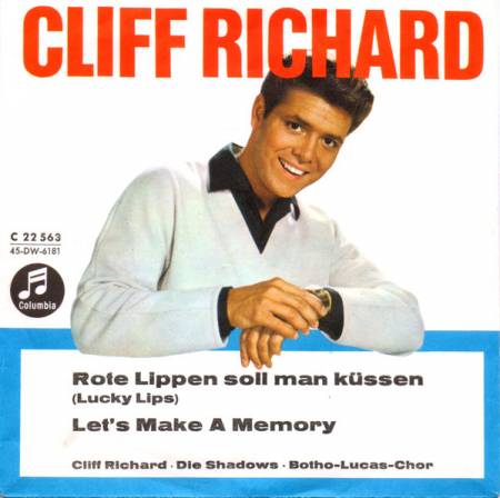 Cliff Richard Rote Lippen soll man küssen Schlager