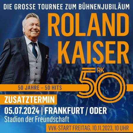 Roland Kaiser Bühnenjubiläum Tour Schlager Kaisermania