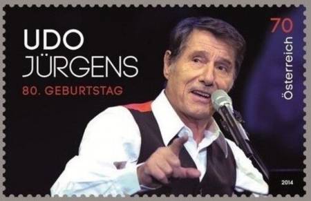 Udo Jürgens Briefmarke Schlager