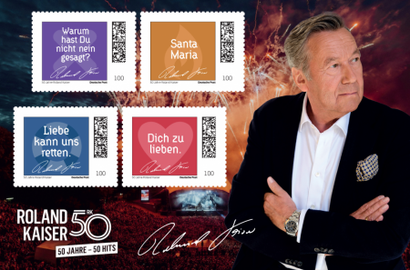 Roland Kaiser Briefmarke Schlager